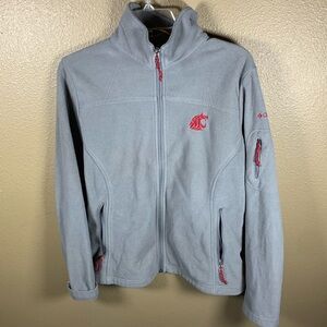 Unisex WSU (Washington state university) Zip Up Jacket. Size Medium.
